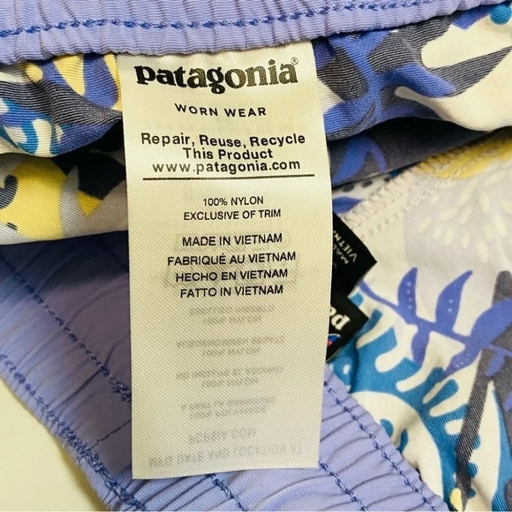 Patagonia Nylon‎ Costa Rica Baggies Shorts Quick Drying Girl's XL (14) Purple